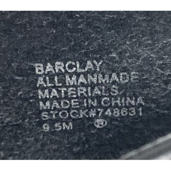 VTG Y2K Mudd Wingtip Shoes Size 9.5 Black Chunky Oxford Academia School Clueless - Picture 9 of 10